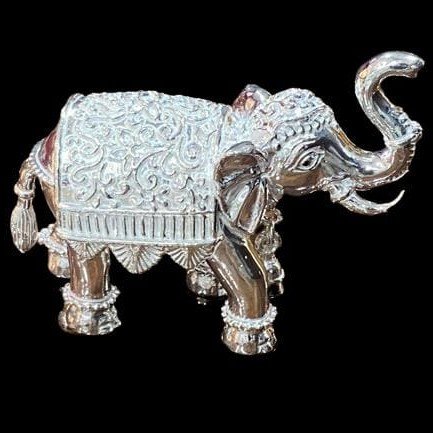 925 Silver Elephant Idol