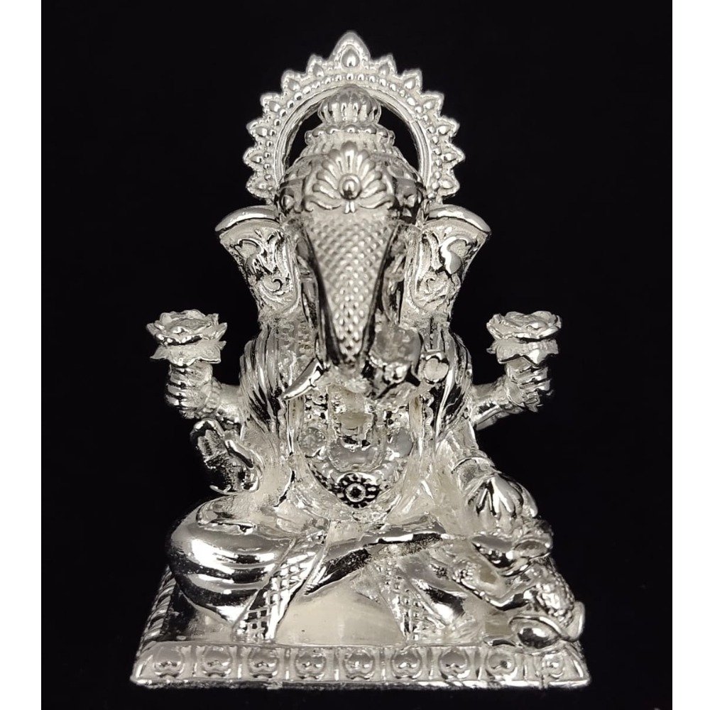 925 solid ganpati moorti