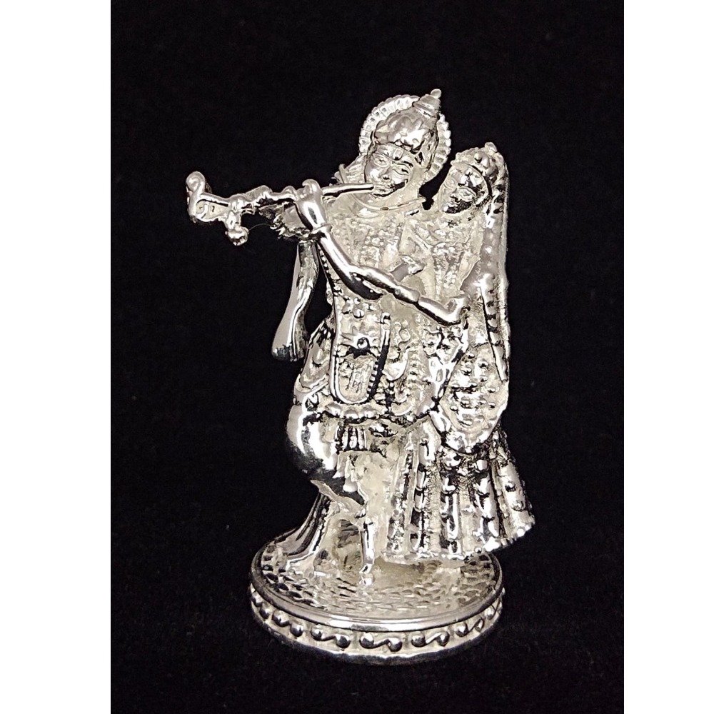 925 solid radha krishna idol